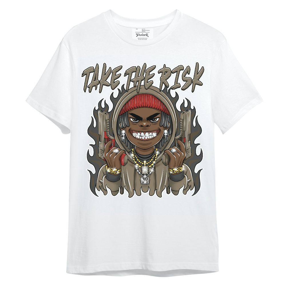 Shirt To Match Olive 9s - Take The Risk Unisex Shirt