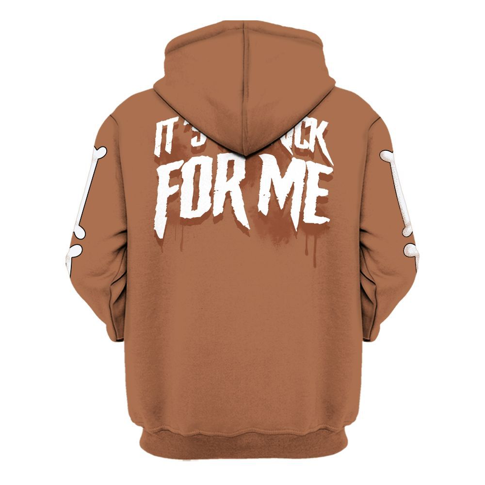 Hoodie To Match Air Foamposite Metallic Copper - It's The Kick For Me All Over Print