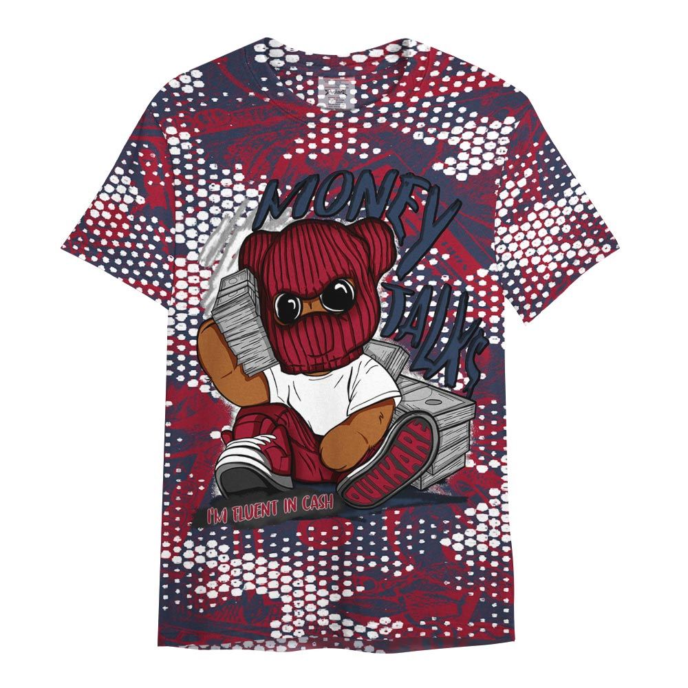 Shirt To Match Retro Olympic 6s - Money Talk Bear Banknotes Art Shirt Unisex