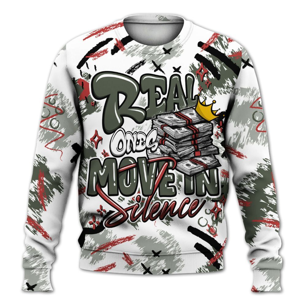 Sweatshirt To Match Air Force 1 Low Year Of The Snake Shirt, Real Ones Move In Streetwear All Over Print