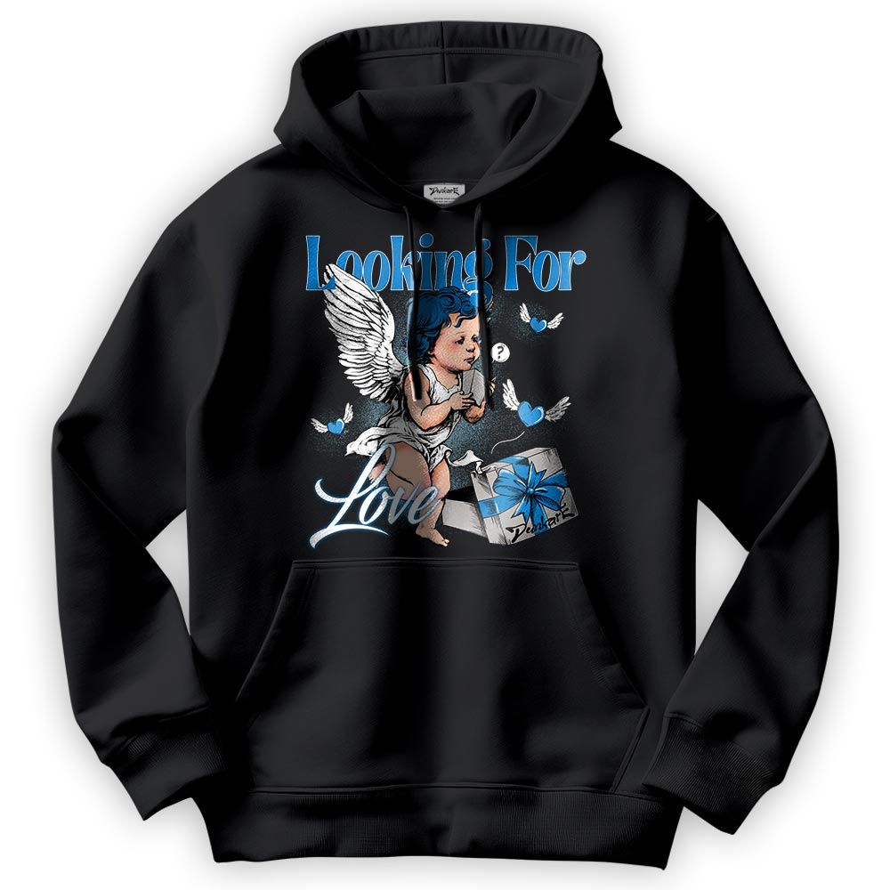 Sweatshirt To Match Hoodie Searching For Love, Military Blue 4s Hoodie To Match Sneaker Industrial Blue 4s, NMP