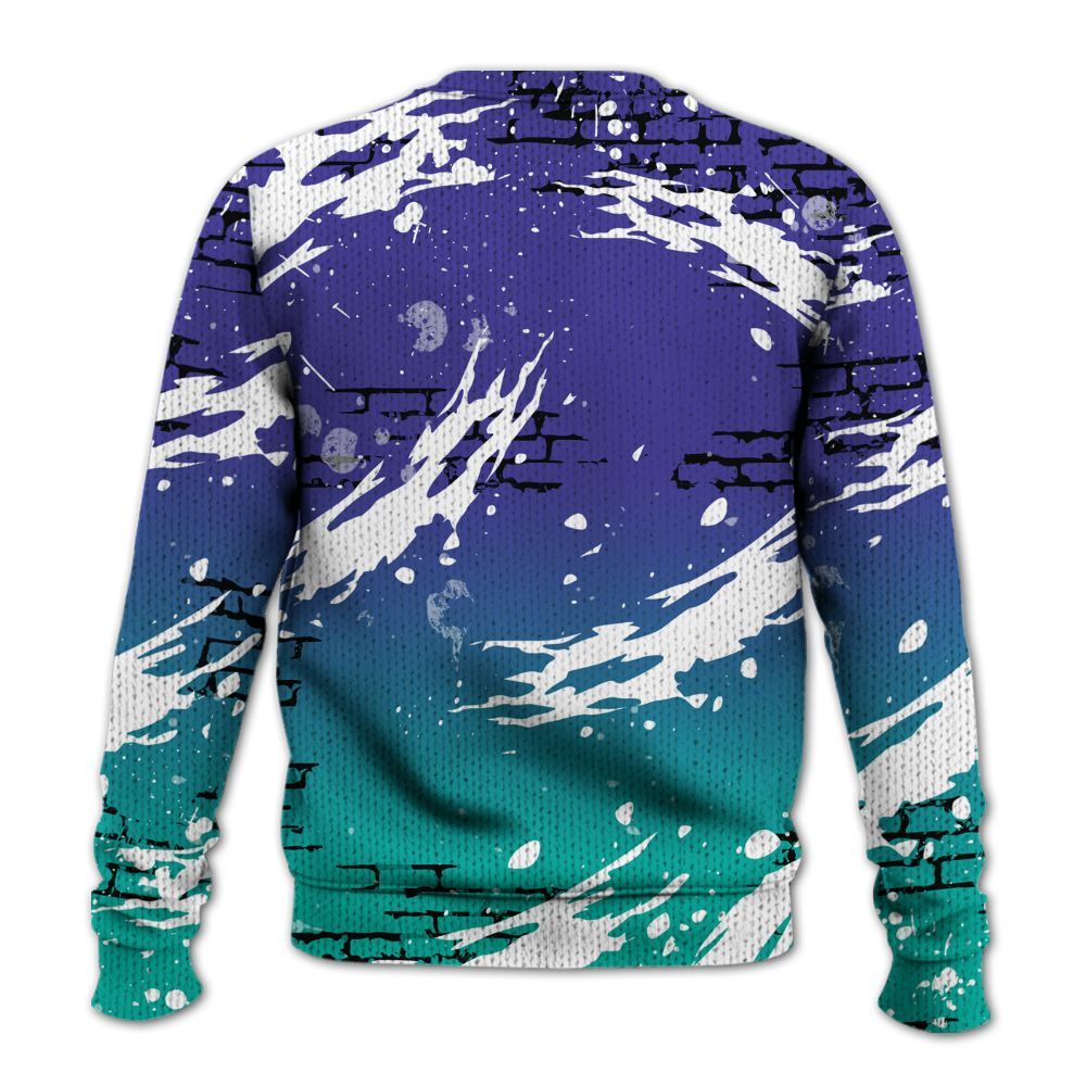 Sweater To Match Retro Grape 5s - Values Of Loyalty Graphic