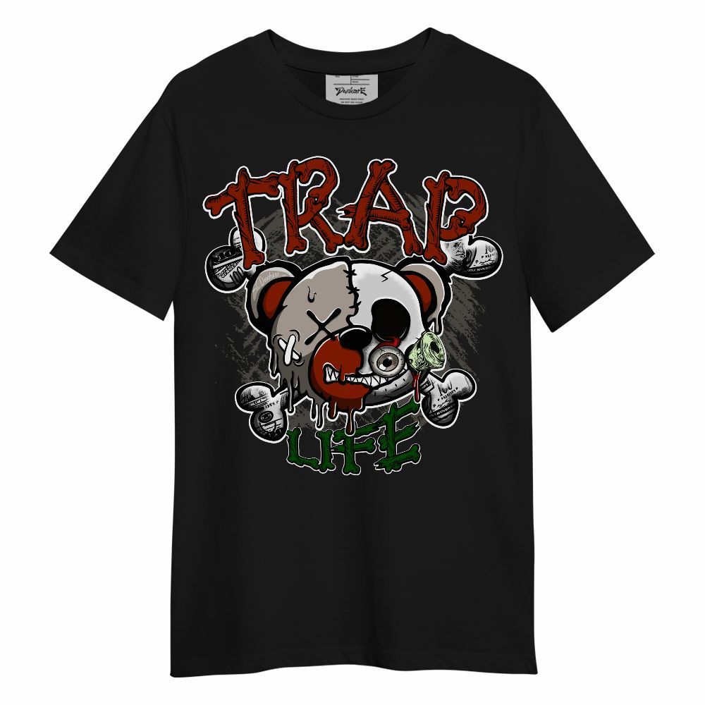 Shirt To Match El Grito 5s - Trap Bear Skull Unisex Shirt