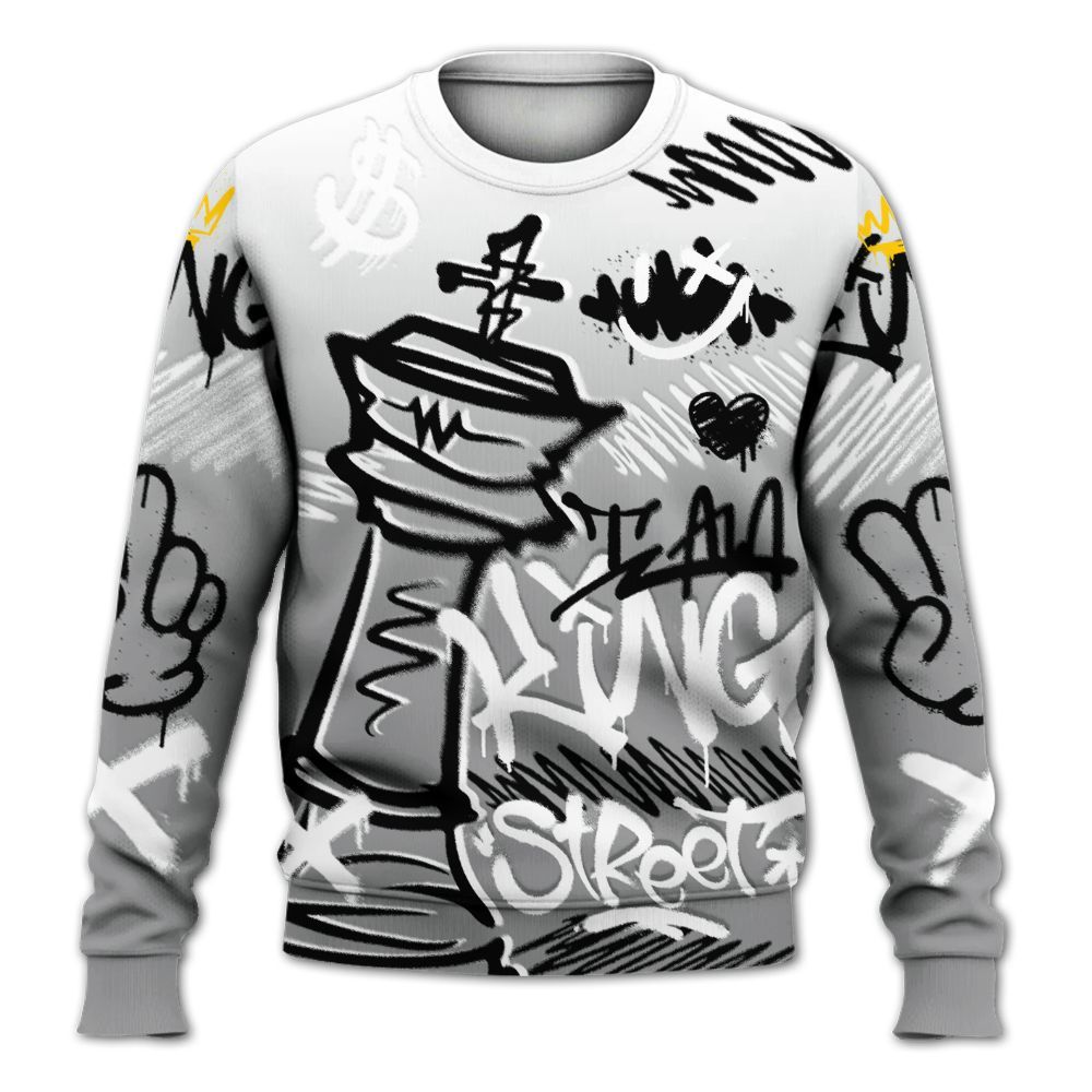 Sweatshirt To Match Retro Stealth 12s - Street King Chess Streetwear All Over Print