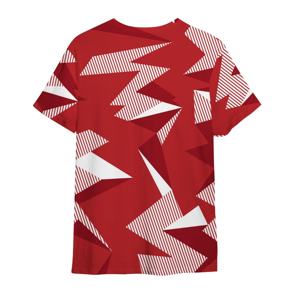 Shirt To Match Retro Cherry 12s - Geometric Camouflage Pattern All Over Print