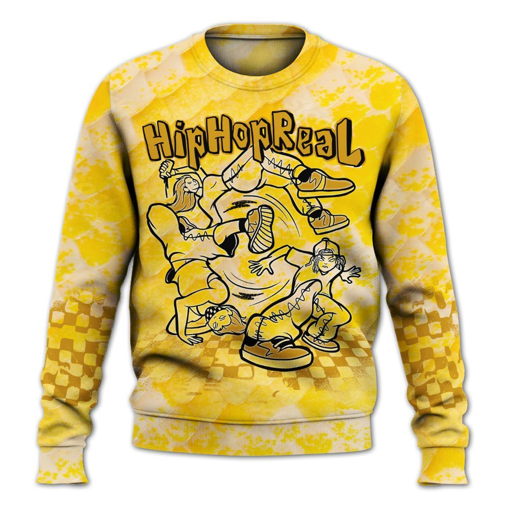 Sweatshirt To Match Low Yellow Python 11s - Feel Life Street Style All Over Print