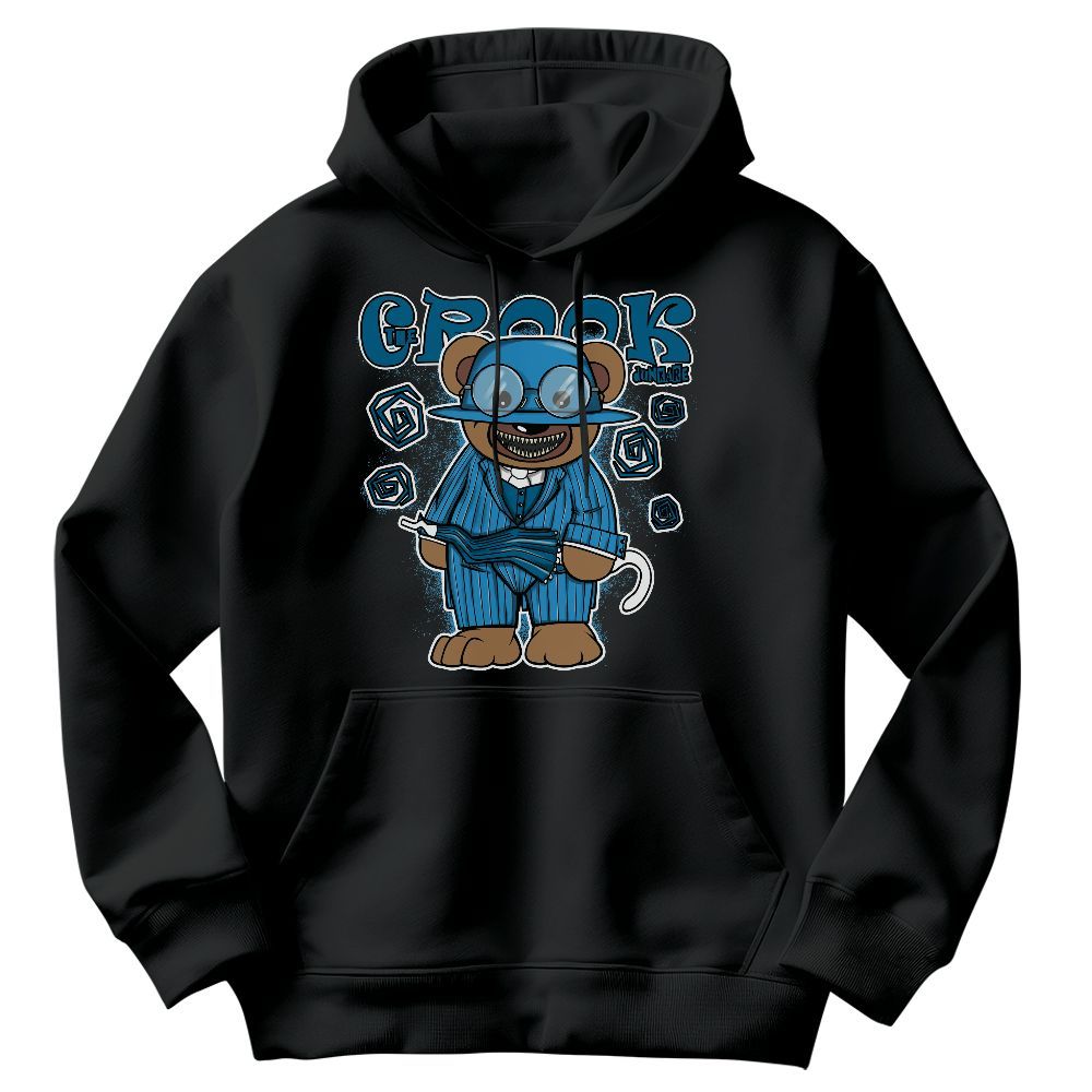 Sweatshirt To Match Powder Blue 9s - Swindler Bear Graphic