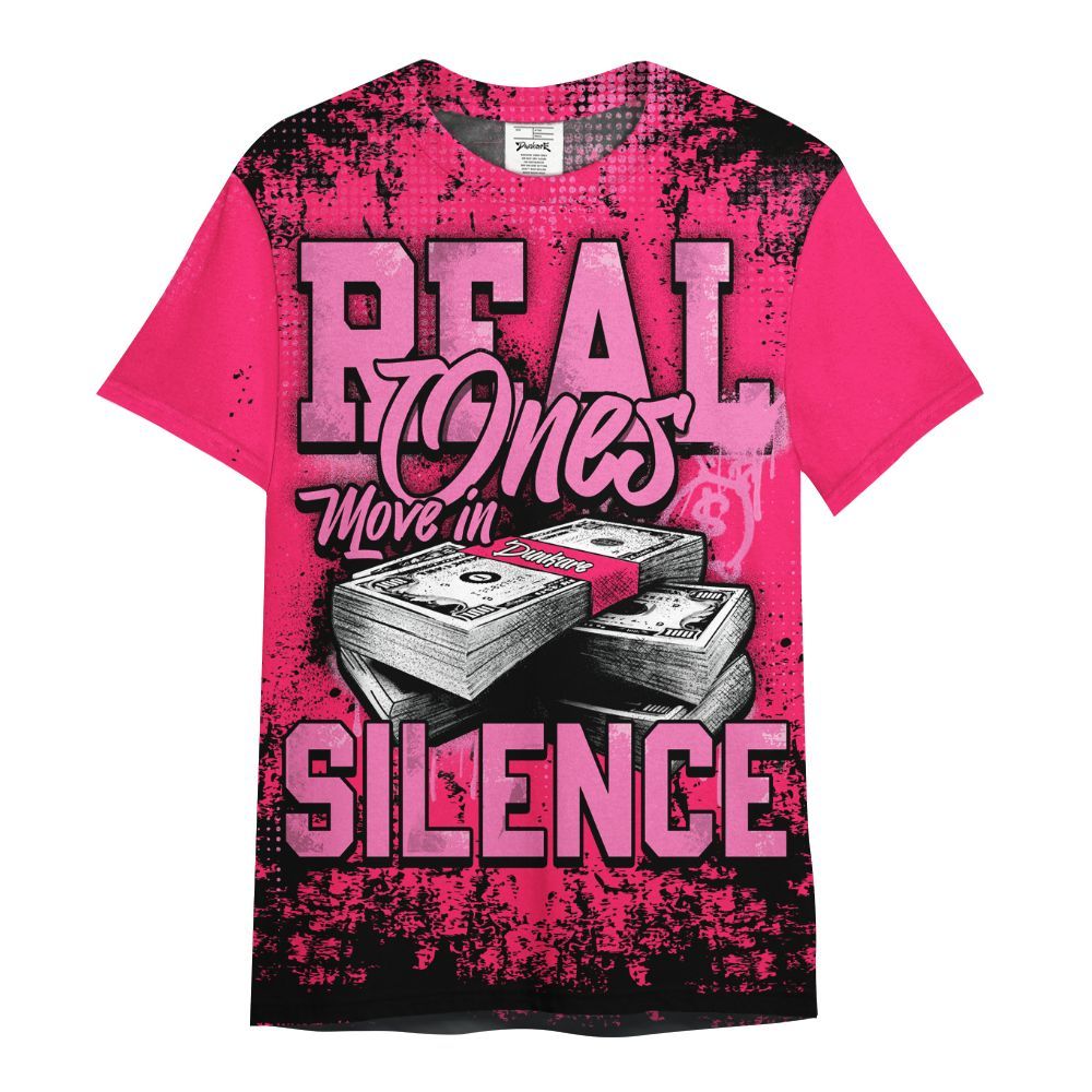 Shirt To Match Air VaporMax Plus Triple Pink - Move In Silence Money Street Retro All Over Print