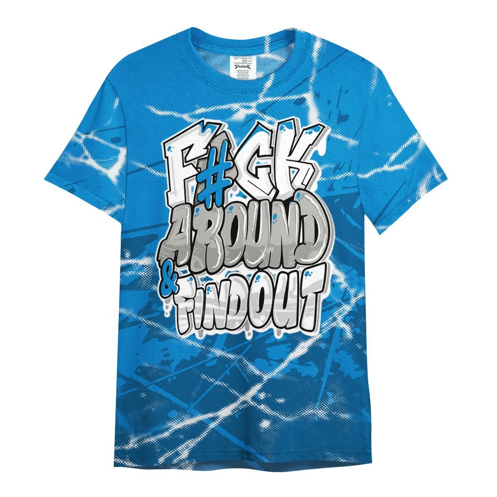 Shirt To Match Industrial Blue 4s - F Around Find Out Graphic Profound All Over Print
