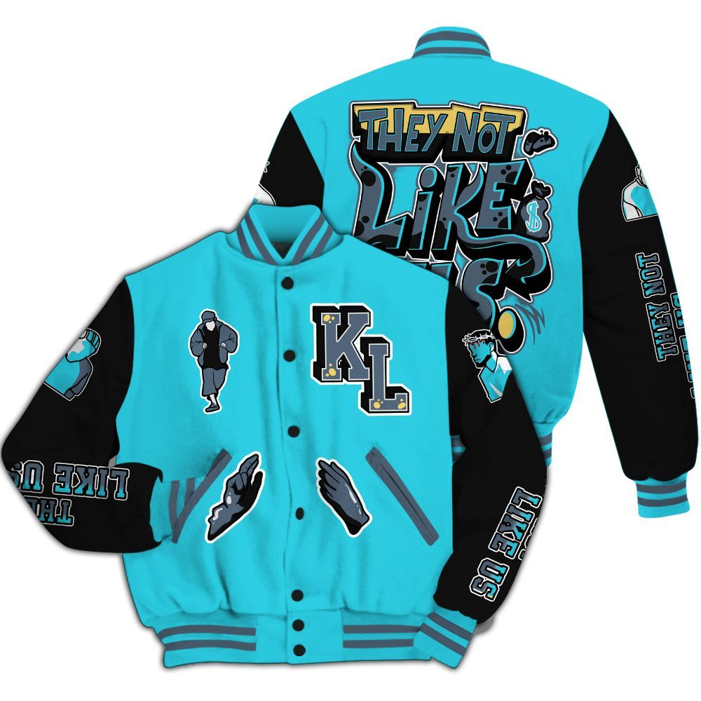 Varsity Jacket To Match Retro Gamma Blue 11s - Dislike Us Graphic All Over Print