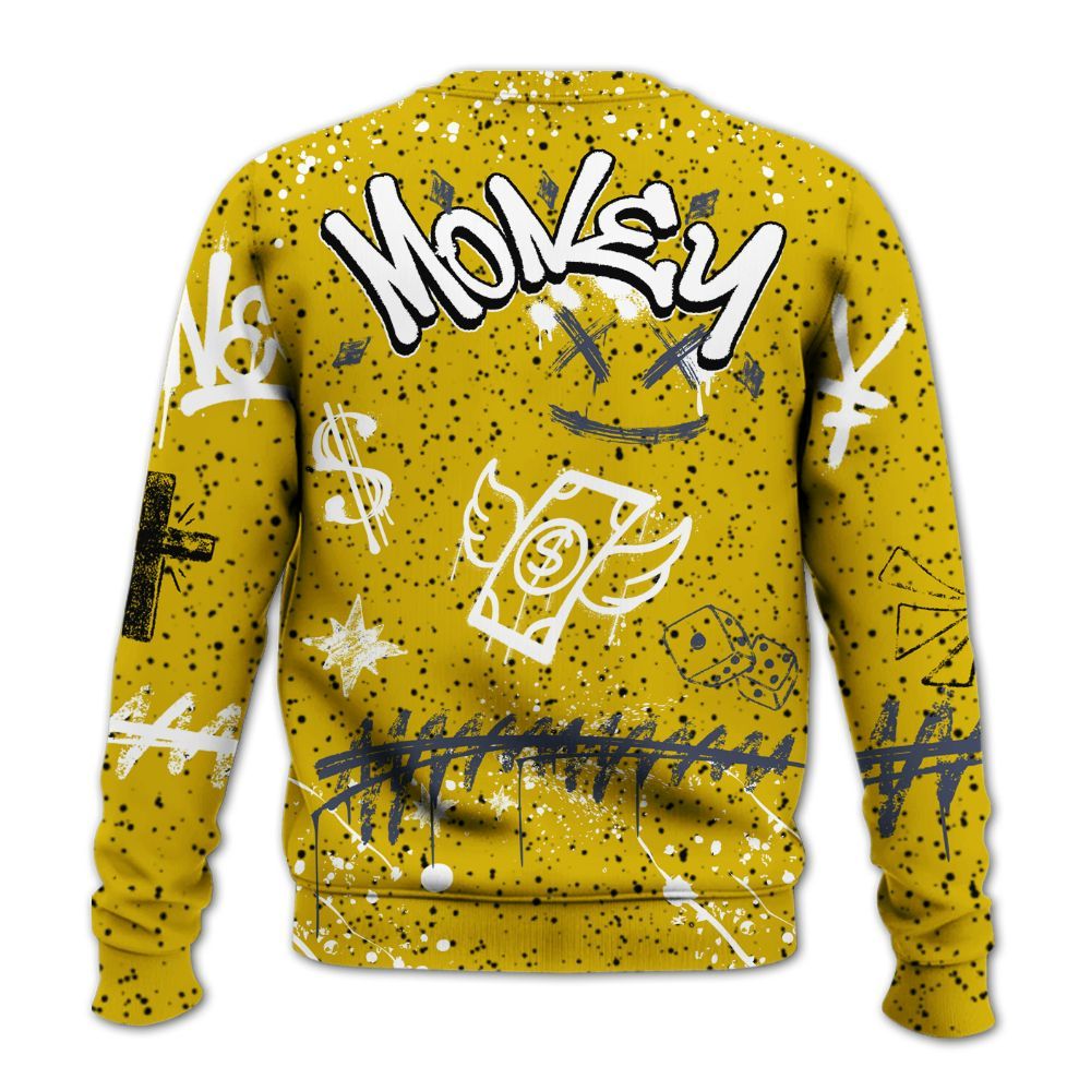 Sweatshirt To Match Retro Tour Yellow 2026 4s - Everybody Paid In Full Crayon All Over Print
