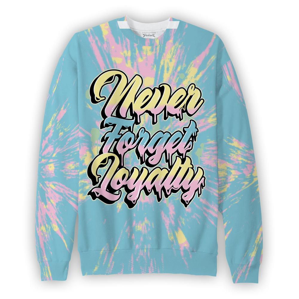 Sweatshirt To Match SB Dunk Low Visty Sweatshirt - Never Forget Loyalties Graphic Hiding Sweatshirt Unisex