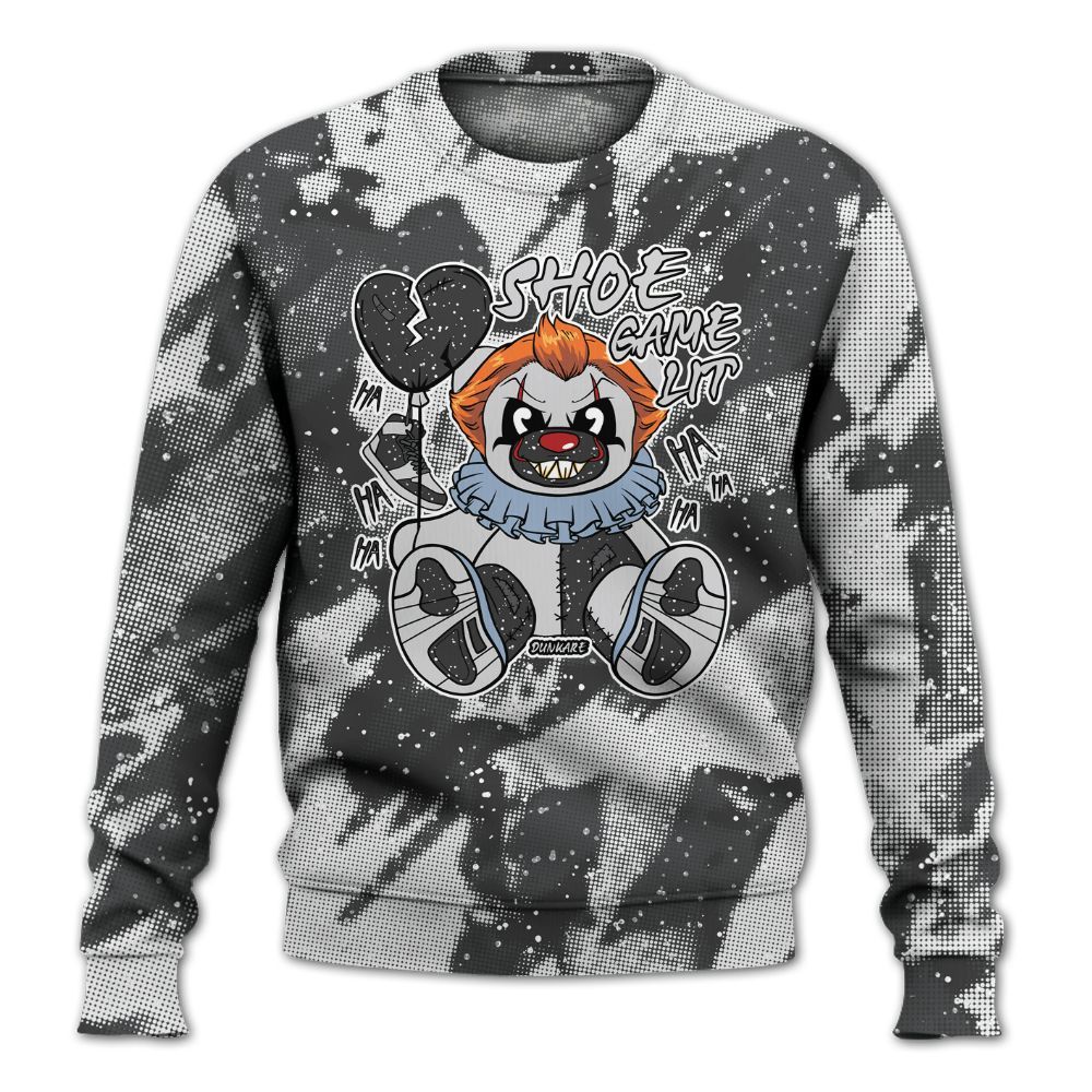 Sweatshirt To Match Reverse Oreo 6s - Shoe Game Bear Abstract Halftone All Over Print