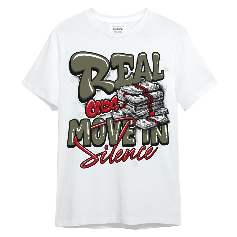 Shirt To Match Low OG Medium Olive 1s - Real Ones Move In Streetwear Unisex Shirt