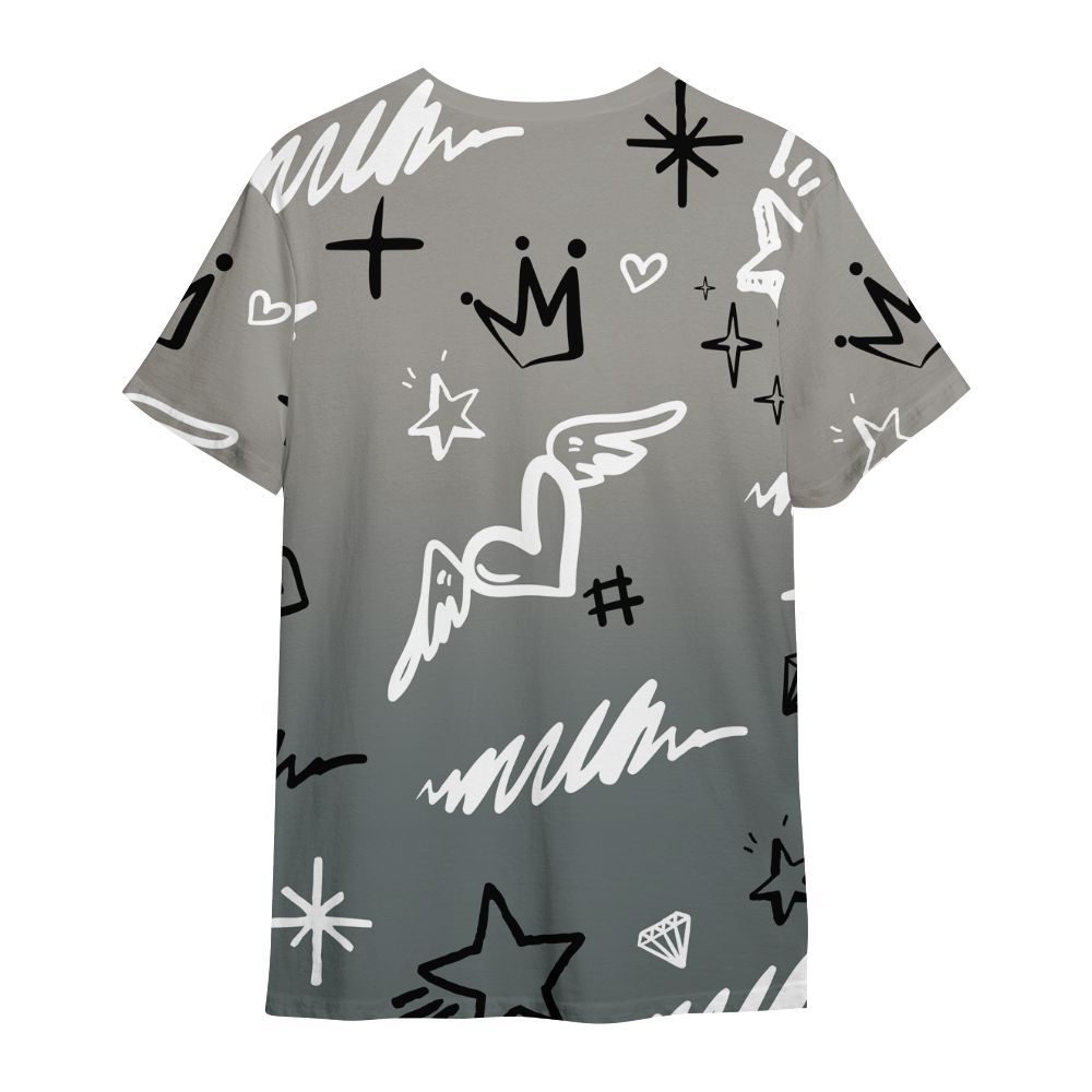 Shirt To Match Cool Grey 9s - Rise Shine Hustle Grind All Over Print