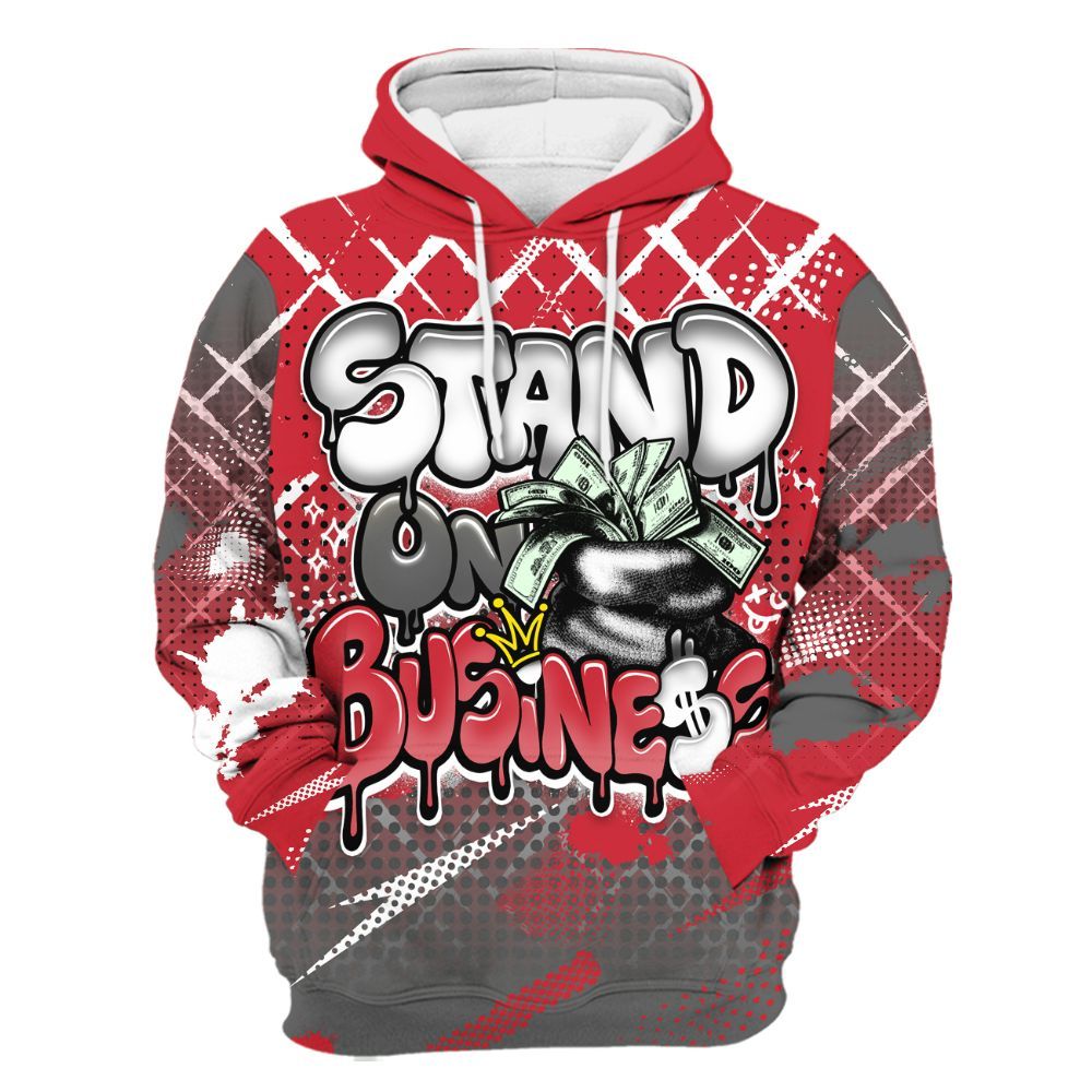 Hoodie To Match Bunny 2025 8s - Halftone Stand Business Dripping All Over Print