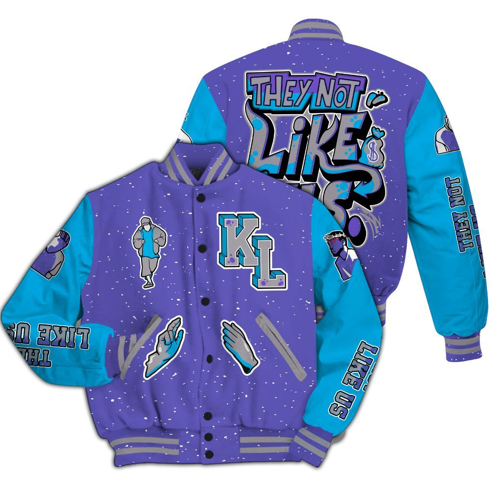 Varsity Jacket To Match Retro Aqua 8s - Dislike Us All Over Print