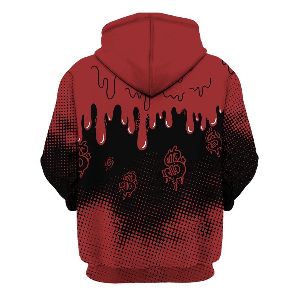 Hoodie To Match High 85 Bred 1s - Loot Bear Unique Drip All Over Print