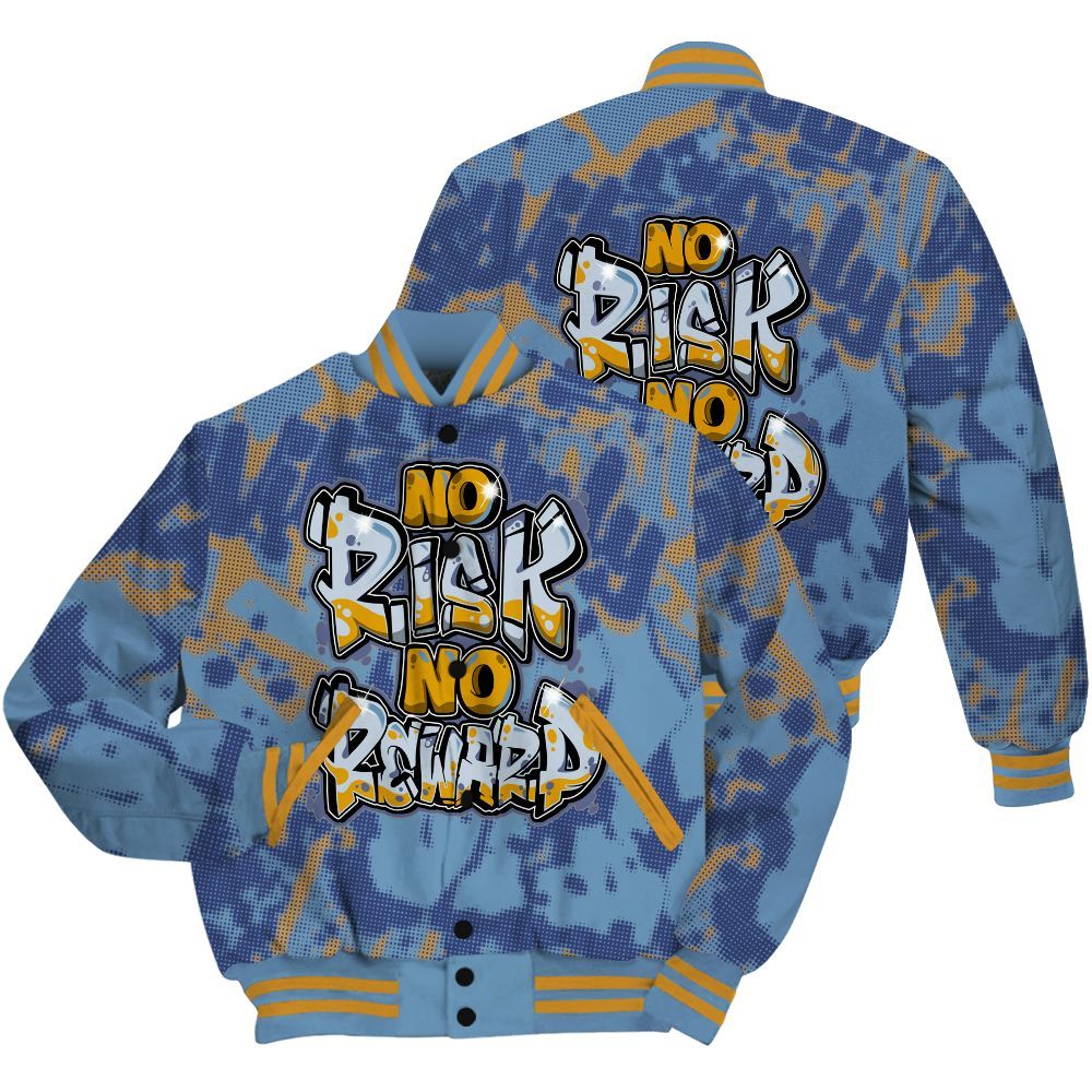 Varsity Jacket To Match High OG First In Flight 1s Shirt - No Risks No Reward Street All Over Print
