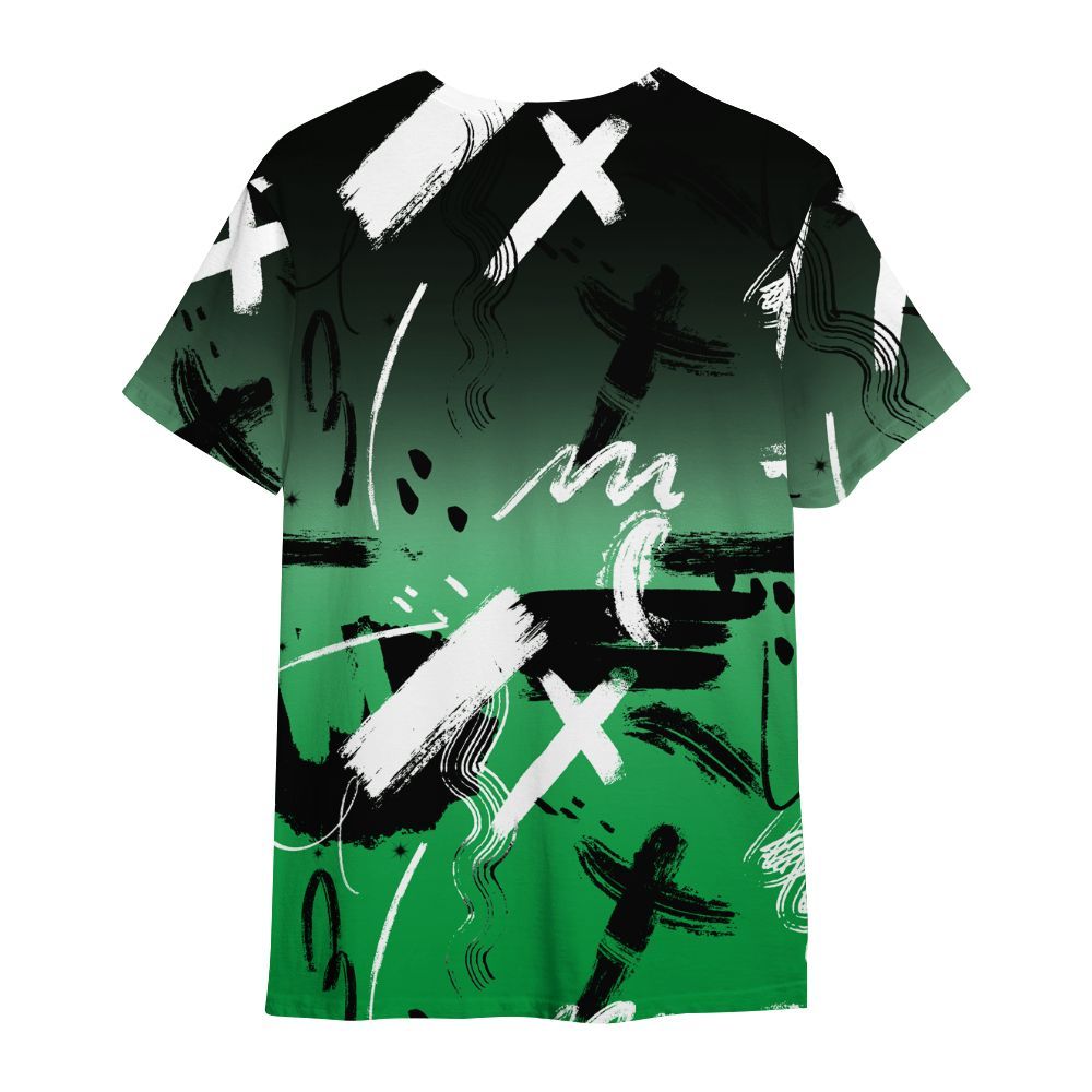 Shirt To Match Low Lucky Green 1s - Money Hustle Grind Pray All Over Print