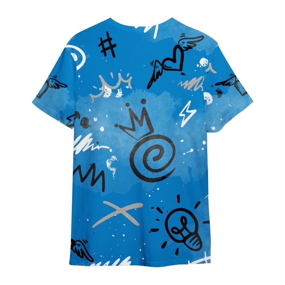 Shirt To Match Industrial Blue 4s - Drip Been Di2ferent All Over Print