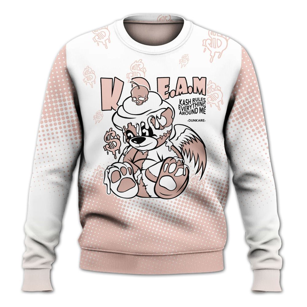 Sweatshirt To Match Low Legend Pink 11s - Loot Bear Unique Drip All Over Print