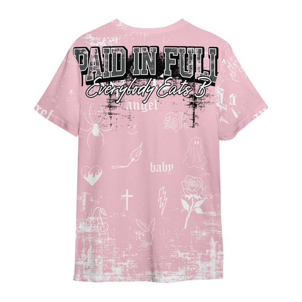 Shirt To Match Retro Awake Arctic Pink - Paid In Full Money All Over Print