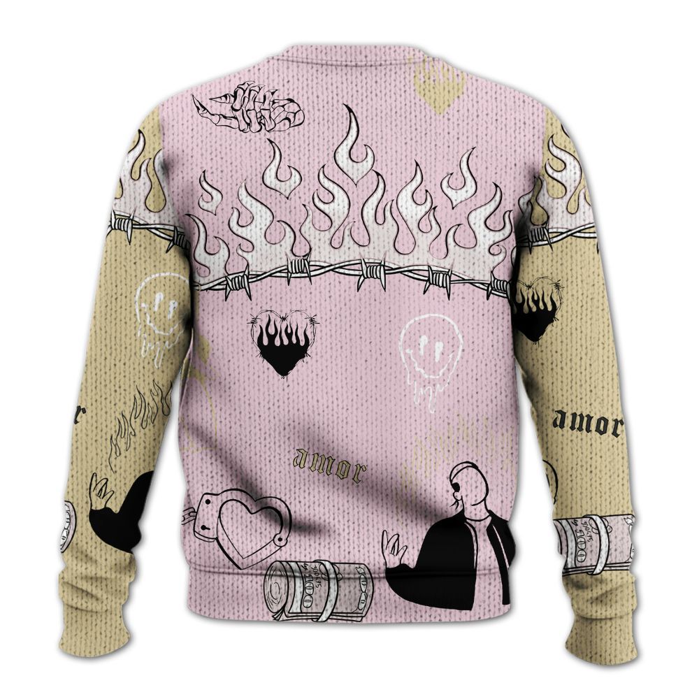 Sweater To Match Denim Iced Carmine 4s - Snake Trust No One Graphic