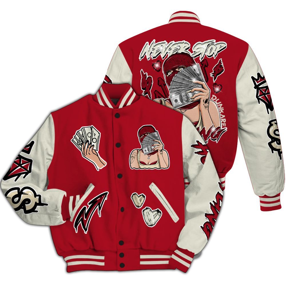 Varsity Jacket To Match 2025 High OG Cinnabar 1s - Hustling Unique All Over Print