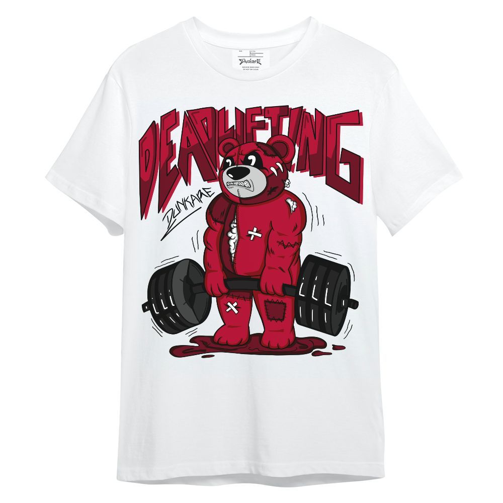 Shirt To Match Retro Chicago 2s - Deadlifting Bear Unisex Shirt