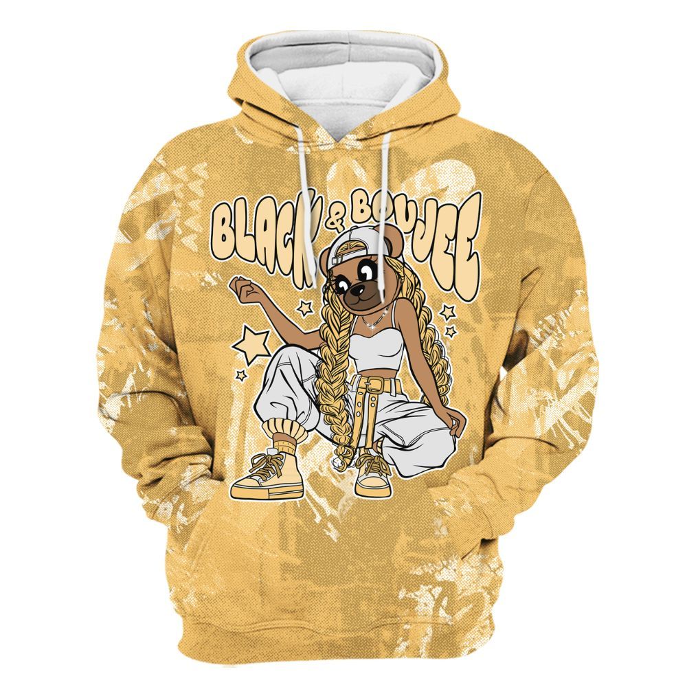 Hoodie To Match Craft Paris 6s - Boujee Girls Bear Heart Grunge All Over Print