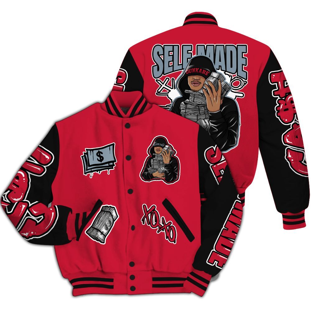 Varsity Jacket To Match Retro Infrared Salesman 6s - Selfmade Unique All Over Print