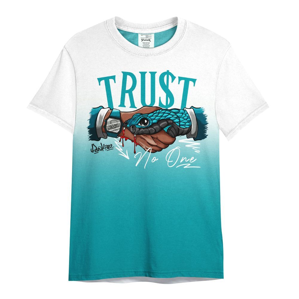 Shirt To Match Air Griffey Max Aquamarine 1s - Snake Trust No One Drip All Over Print