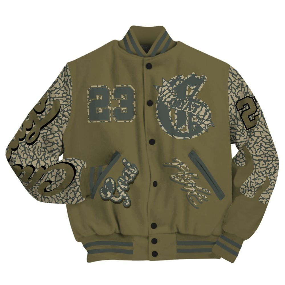 Varsity Jacket To Match Retro Family Affair 3s - The G.O.A.T Streetwear All Over Print