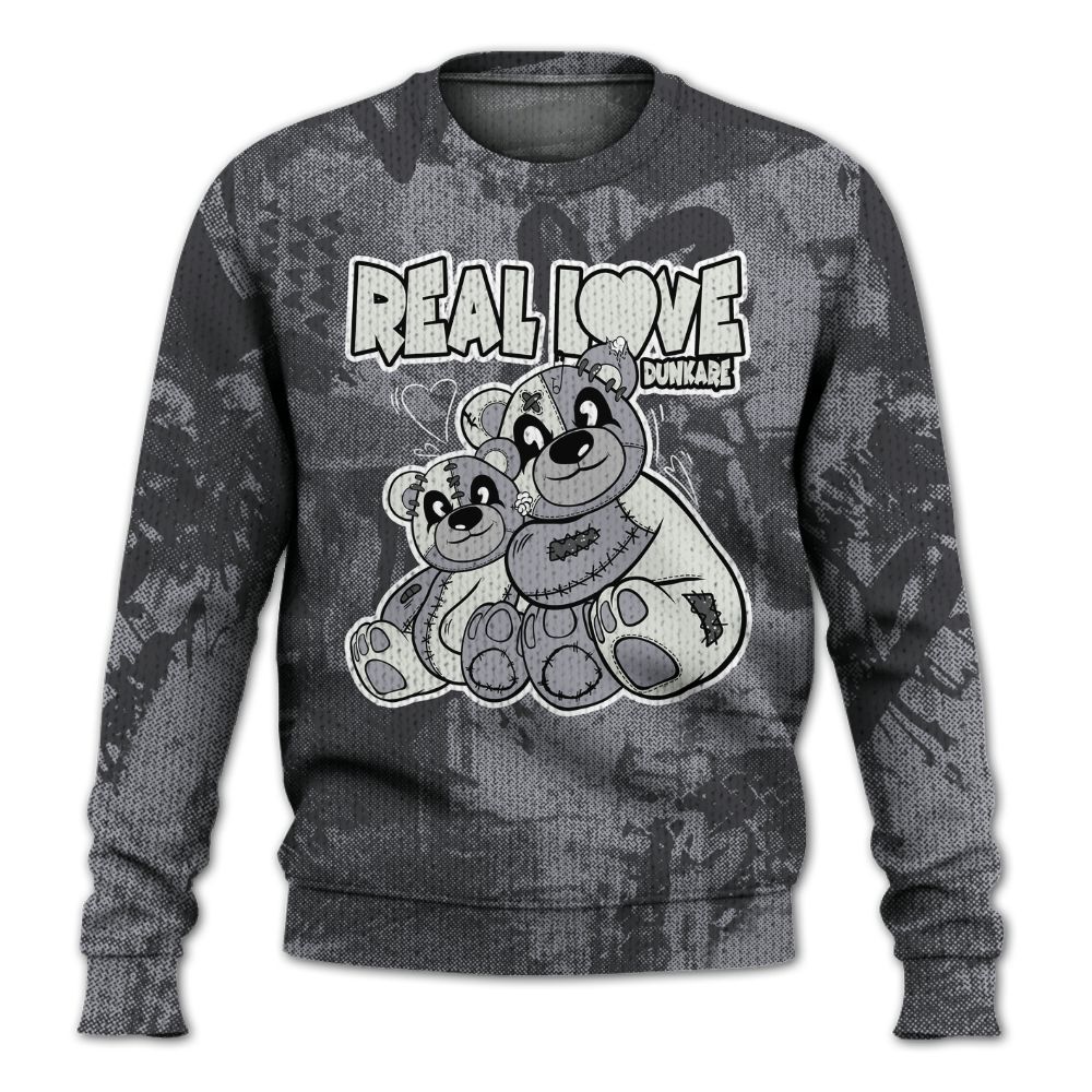 Knitted Sweater To Match Fear 4s - Sincere Fondness Bear