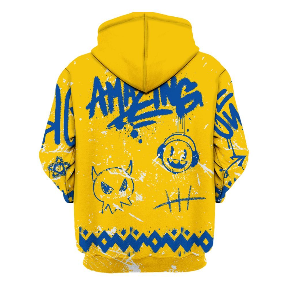 Hoodie To Match High Laney 1s - Friday Sneaker Crayon All Over Print