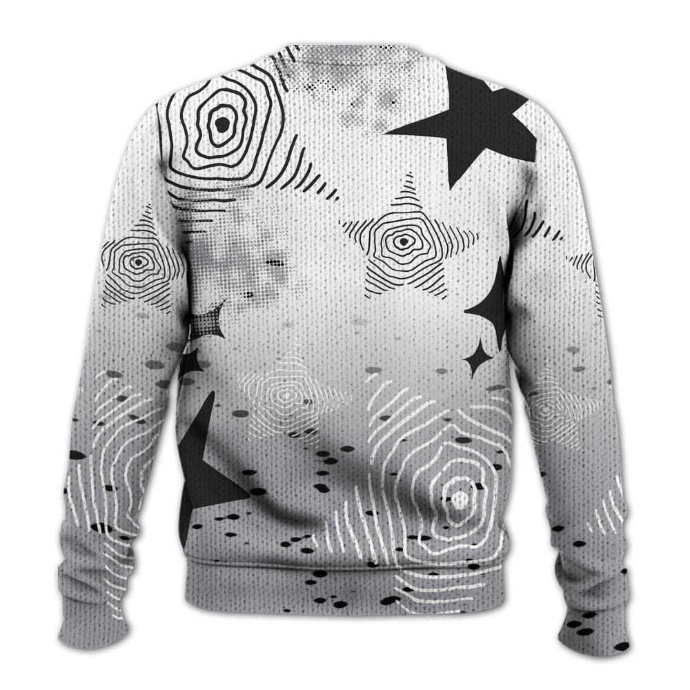 Knitted Sweater To Match White Cement 4s - Sneakerz Girlz Unique Starz