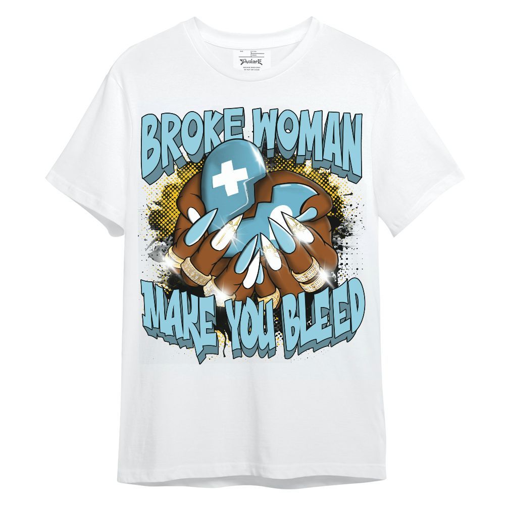 Shirt To Match Dunk High Homer Simpson - Broke Woman Heart Retro Unisex Shirt
