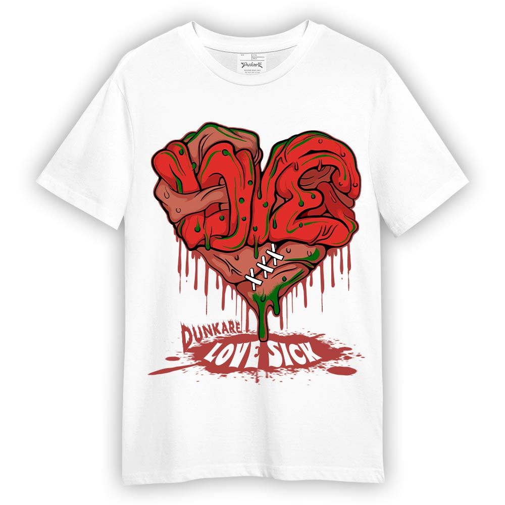 Shirt To Match T-shirt Love Sick, Dune Red 13s T-shirt To Match Sneaker 2404 PAT