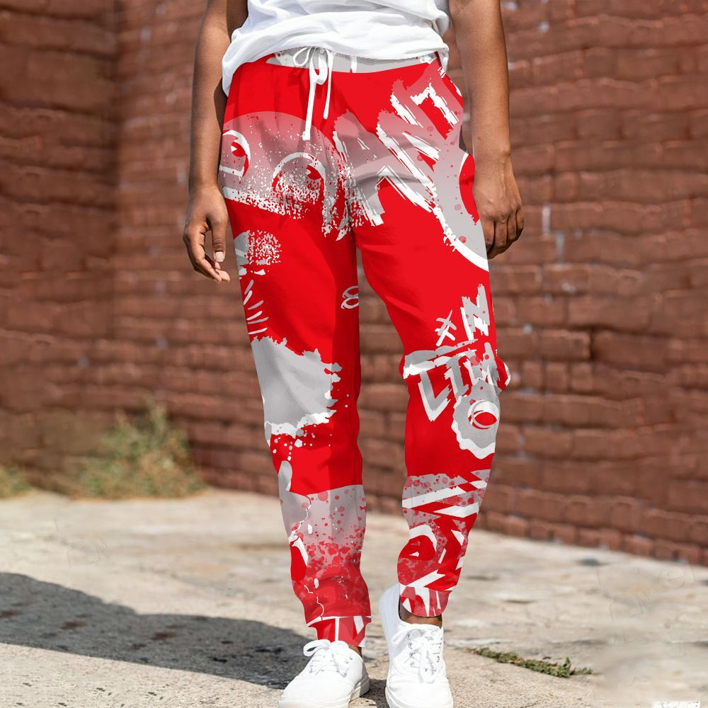 Sweatpant To Match Air Max 1 Low Poly - Monogram Graffiti All Over Print