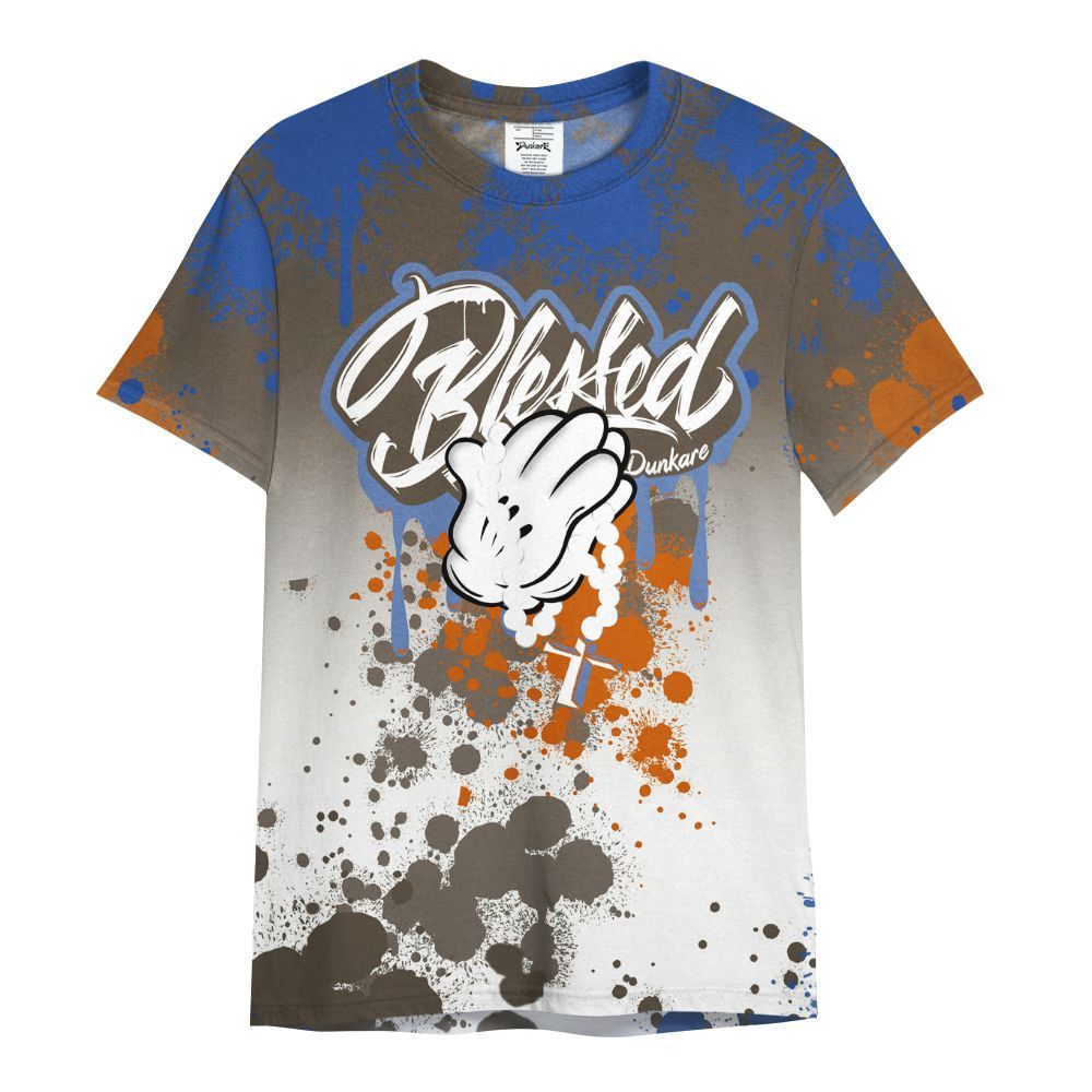 Shirt To Match Palermo GS League - God Blessed Ink Drip All Over Print