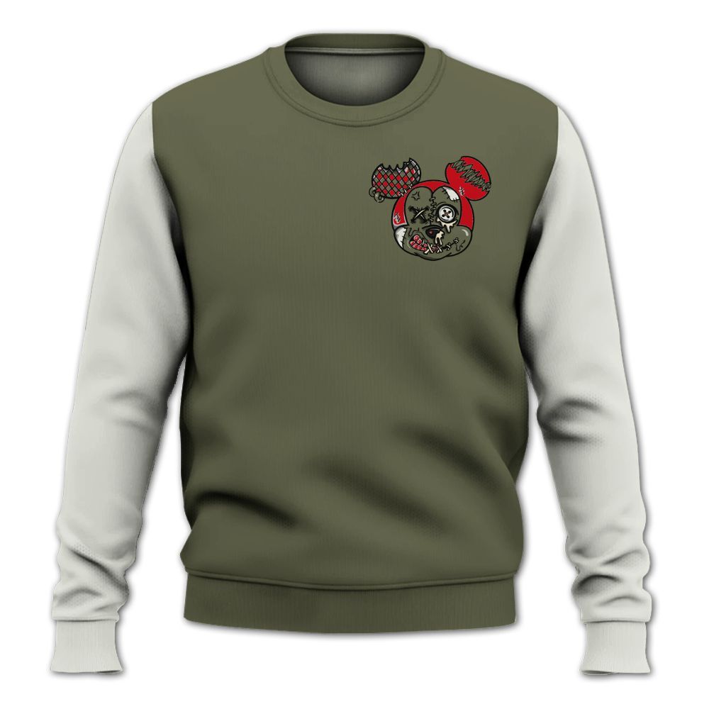 Sweatshirt To Match Low OG Medium Olive 1s - Custom Name Got Em Drip All Over Print