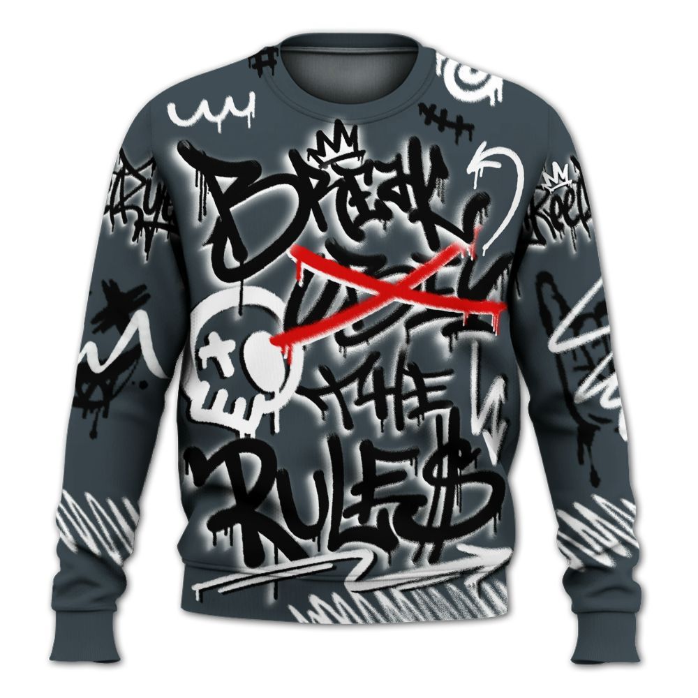 Sweatshirt To Match Air Max Sunder Gore Tex Black - Break Rules Streetwear All Over Print