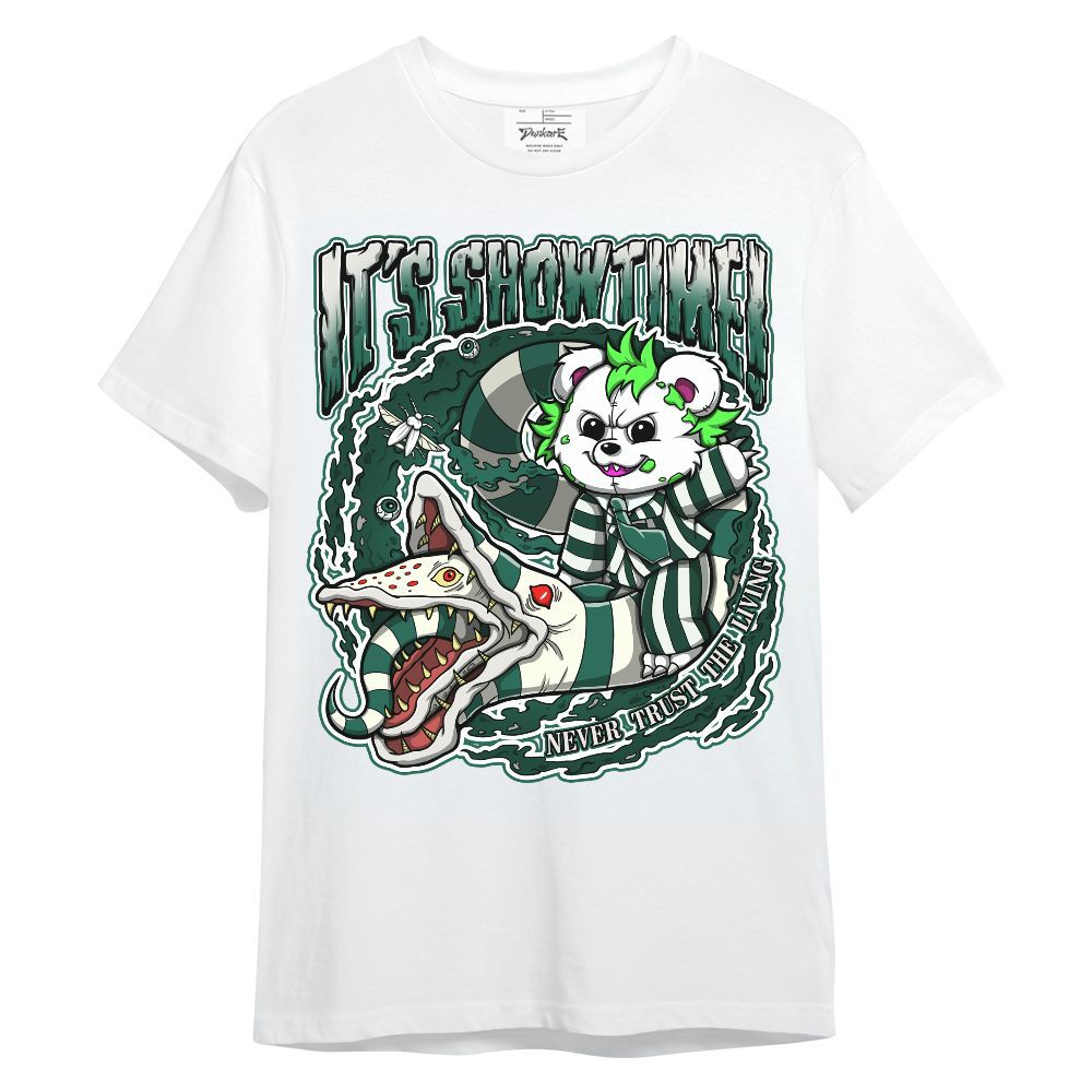 Shirt To Match Oxidized Green 4s - Showtime Beetle Juice Bear Halloween Unisex Shirt