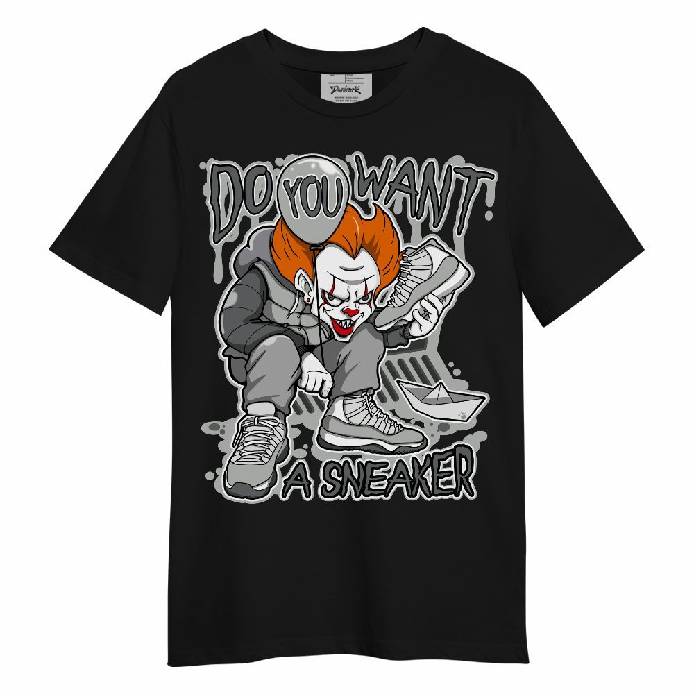 Shirt To Match Paris Olympics 4s - Clown Scary Sneakers Halloween Graphic Unisex Shirt