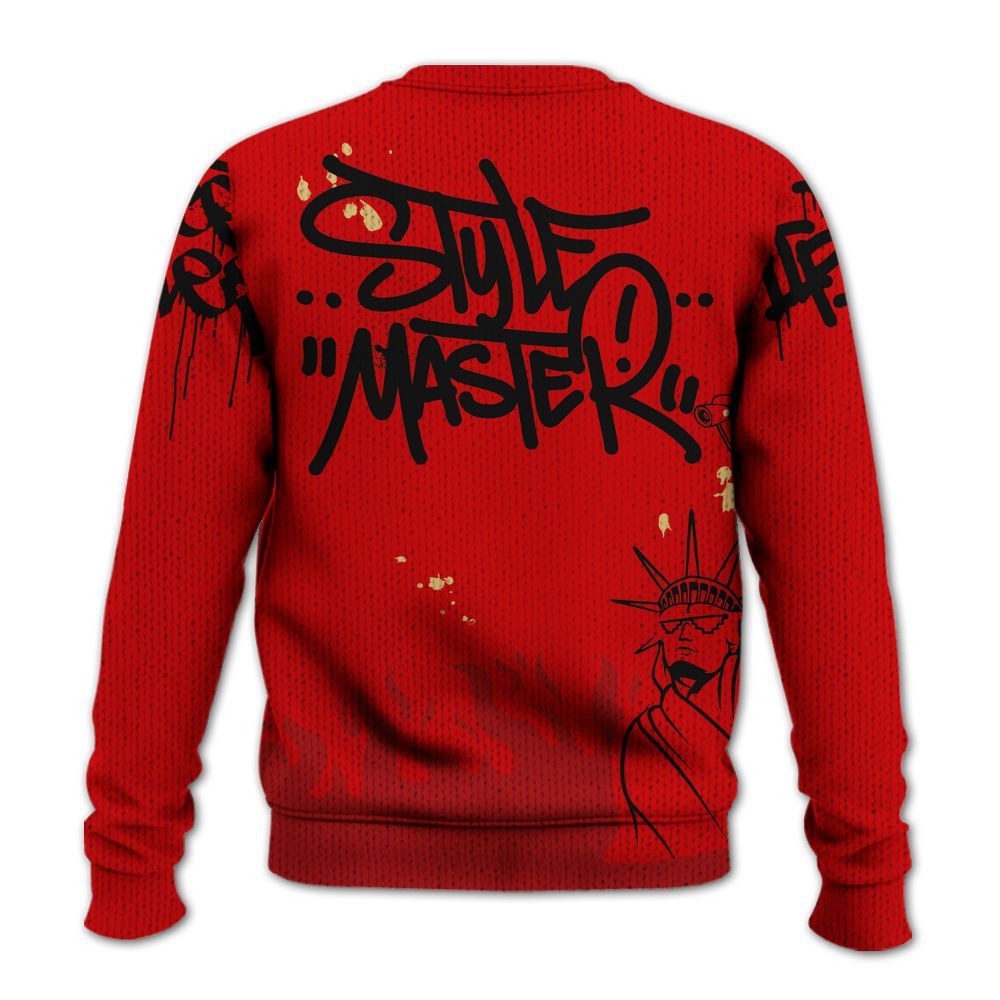 Knitted Sweater To Match Ja 2 Halloween - Graphic Fck Around Find Out