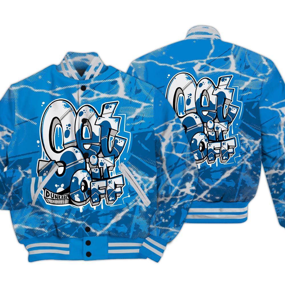 Varsity Jacket To Match Industrial Blue 4s - Set It Off Profound Graphic Varsity Jacket Unisex