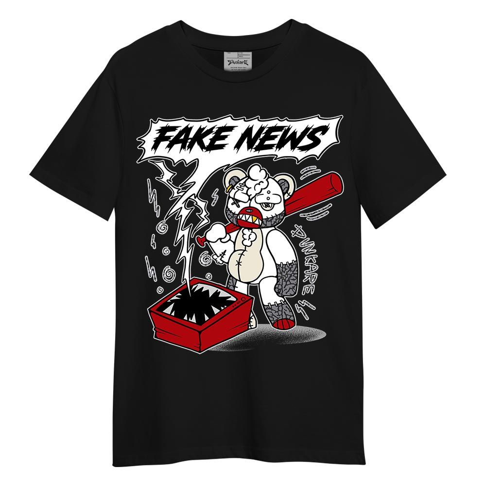 Shirt To Match Cement Grey 3s - False News Hugz Shirt Unisex