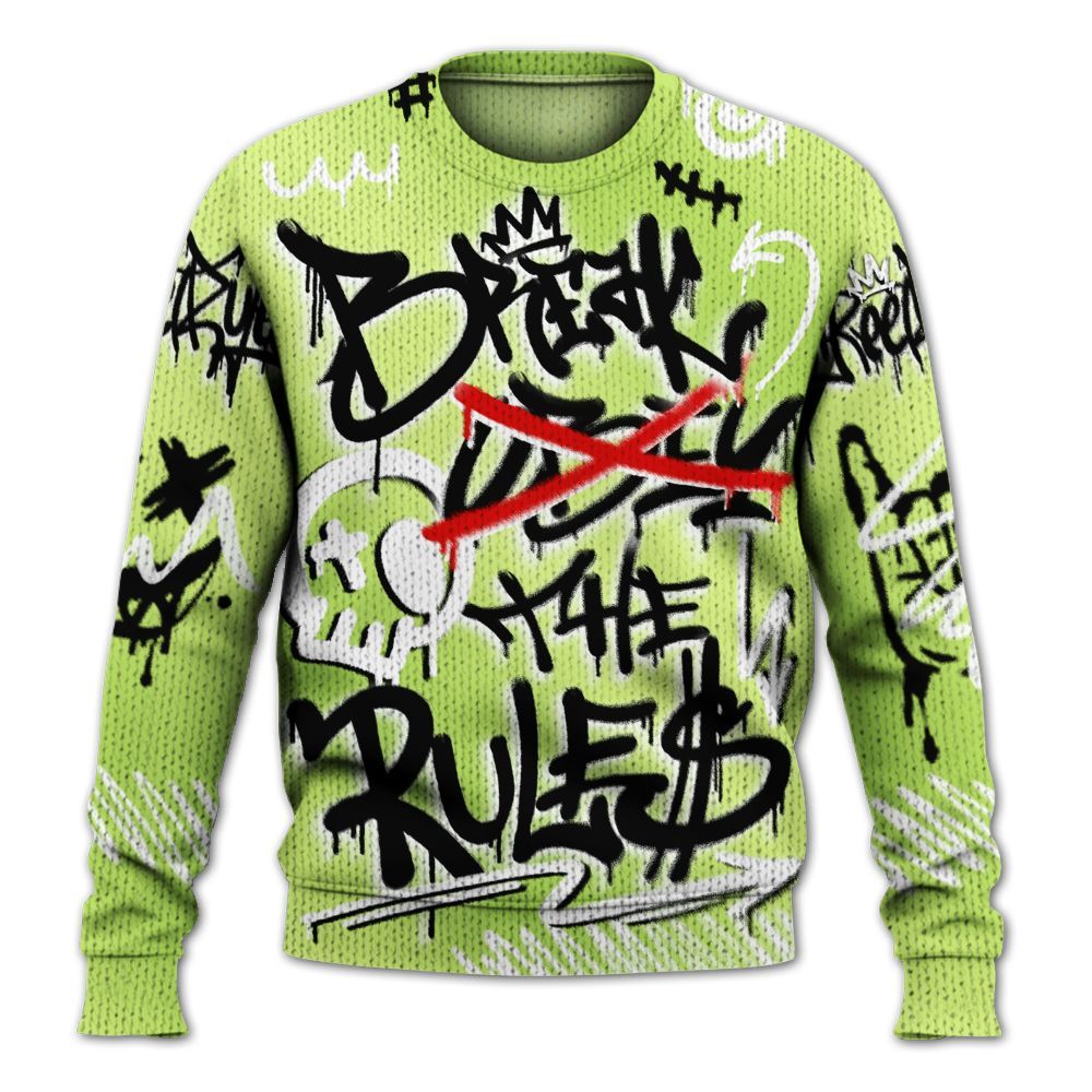 Knitted Sweater To Match Air Max SNDR Volt - Break Rules Streetwear