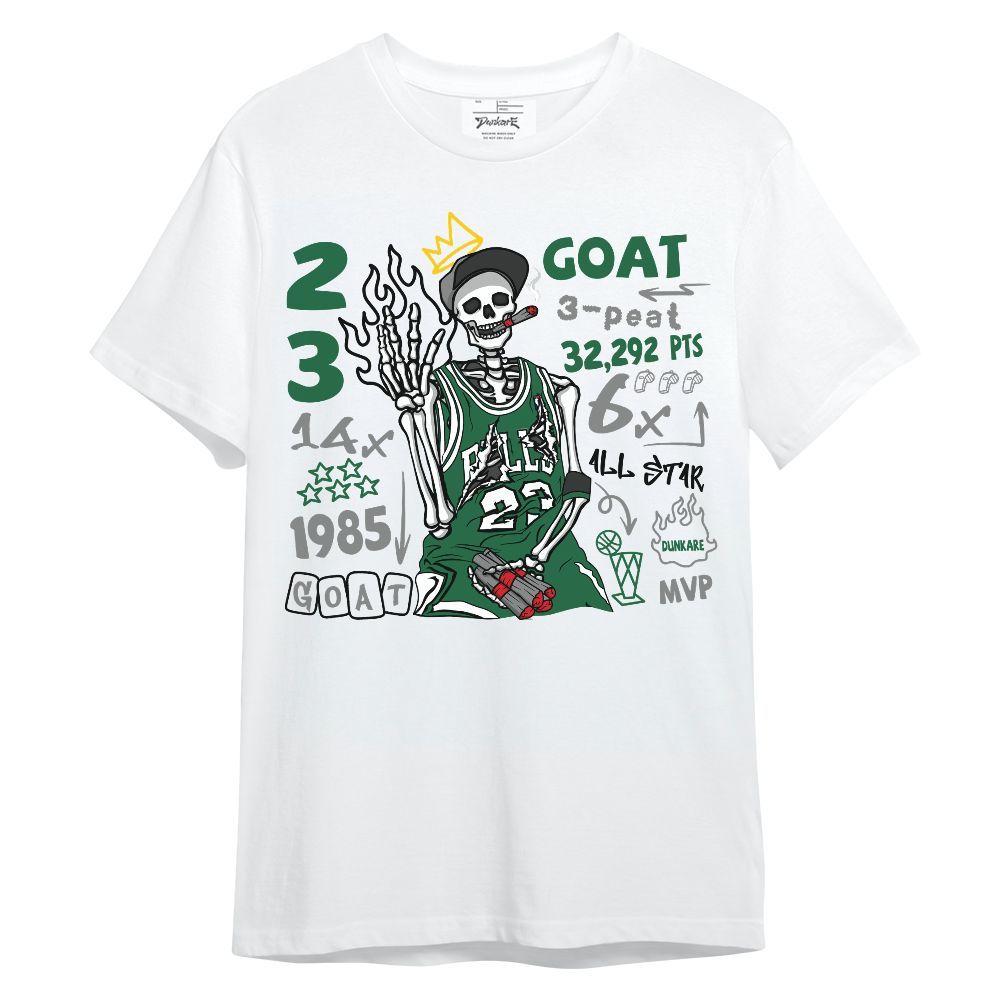 Shirt To Match High Gorge Green 1s - Number 23 G.0.A.T Streetwear Unisex Shirt